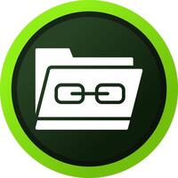Link Folder Creative Icon Design vector