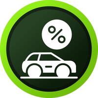 Vehicle Leasing Creative Icon Design vector