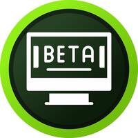 Beta Creative Icon Design vector