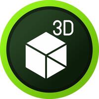 3D Object Creative Icon Design vector