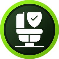 Bathroom Safety Creative Icon Design vector