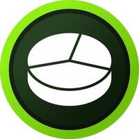3D Pie Creative Icon Design vector