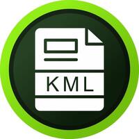 kml creativo icono diseño vector