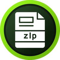 diseño de icono creativo zip vector