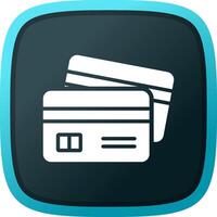 Credit Card Creative Icon Design vector