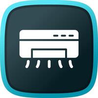 Air Conditioner Creative Icon Design vector