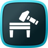 Anvil Creative Icon Design vector