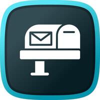 Mail Box Creative Icon Design vector