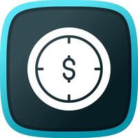 Money Hour Creative Icon Design vector