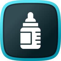 Feeding Bottle Creative Icon Design vector