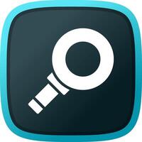 Magnifying Creative Icon Design vector
