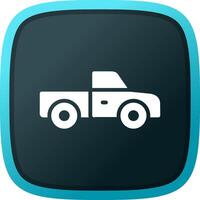 Pickup Truck Creative Icon Design vector