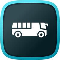 Bus Creative Icon Design vector