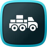 Mover Truck Creative Icon Design vector