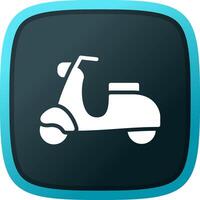 diseño de icono creativo de scooter vector