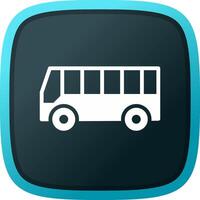 Bus Creative Icon Design vector