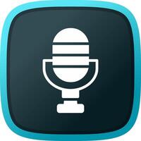 Microphone Creative Icon Design vector