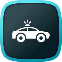 glifo degradado esquina diseño vector