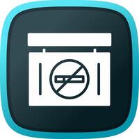 No Smoke Creative Icon Design vector