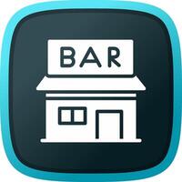 Bar Creative Icon Design vector