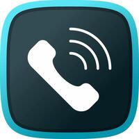 Phone Call Creative Icon Design vector