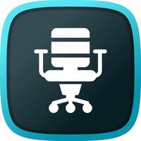 Office Chair Creative Icon Design vector