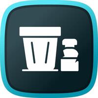 Disposal Creative Icon Design vector