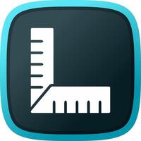 Ruler Creative Icon Design vector
