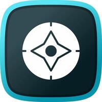 Compass Creative Icon Design vector