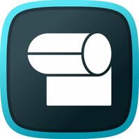 Tissue Roll Creative Icon Design vector