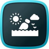 Message In A Bottle Creative Icon Design vector