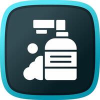 Shampoo Creative Icon Design vector