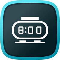 Digital Clock Creative Icon Design vector