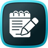 Notepad Creative Icon Design vector