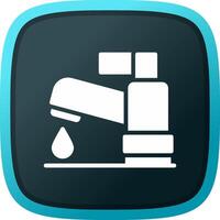 Tap Water Creative Icon Design vector