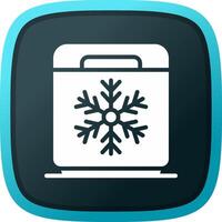 Freezer Creative Icon Design vector