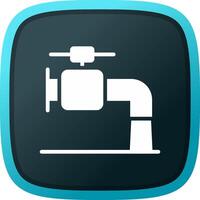 Faucet Creative Icon Design vector