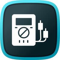 Voltmeter Creative Icon Design vector