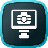 Lcd Camera Creative Icon Design vector