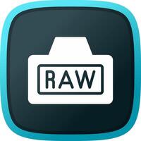 Raw Creative Icon Design vector
