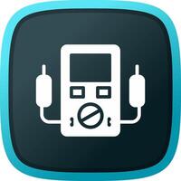 Voltmeter Creative Icon Design vector
