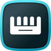 Comb Creative Icon Design vector