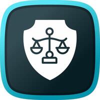 Justice Creative Icon Design vector