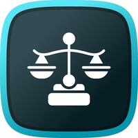 Justice Creative Icon Design vector