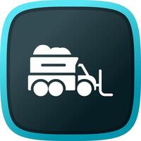 Snowplow Creative Icon Design vector