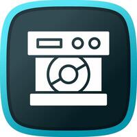 Cd Drive Creative Icon Design vector