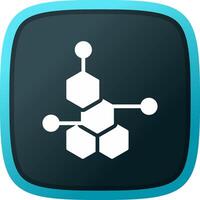 Molecule Creative Icon Design vector