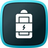 Charging Battery Creative Icon Design vector