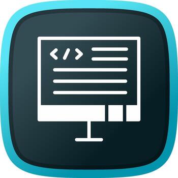 Code Creative Icon Design vector