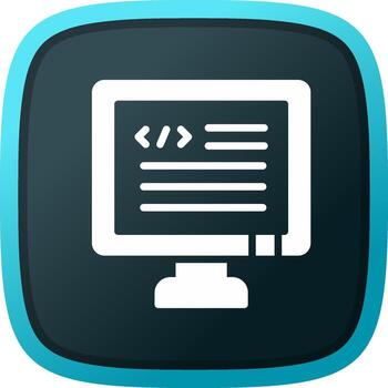Code Creative Icon Design vector